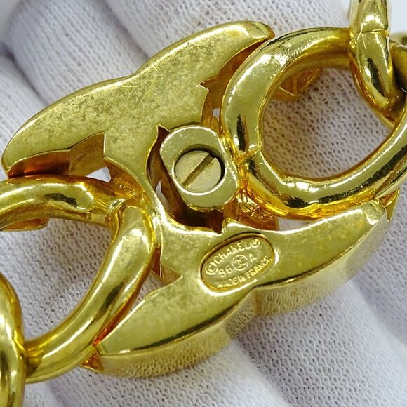 CHANEL Gold Logo Charm Bracelet - Picture 10 of 12
